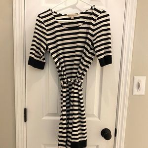 BR Black and White Dress